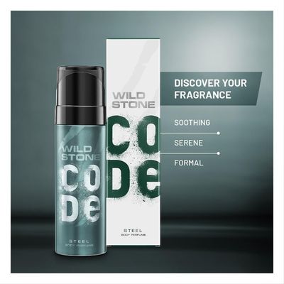 Wild Stone CODE Steel Long Lasting Body Perfume for Men_img_3
