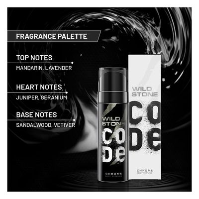 Wild Stone CODE Chrome Long Lasting  Body Perfume for Men_img_2