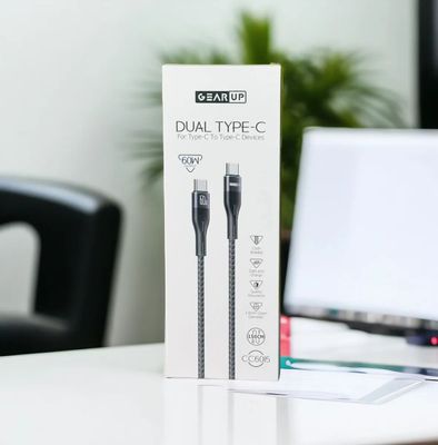 GearUP CC6015 Type-C to C 60W PD Fast Charging & Data Cable – 1.5m ._img_0
