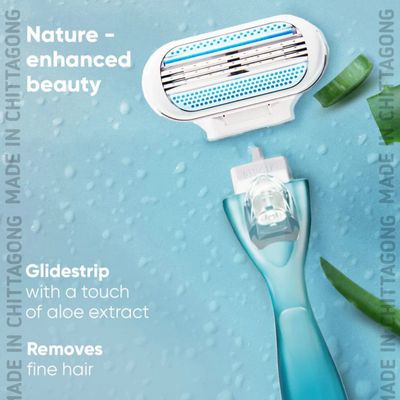 Gillette Venus Hair Removal Razor for Women with Aloe Vera_img_2