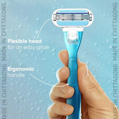 Gillette Venus Hair Removal Razor for Women with Aloe Vera_img_3