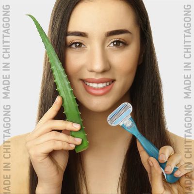 Gillette Venus Hair Removal Razor for Women with Aloe Vera_img_5