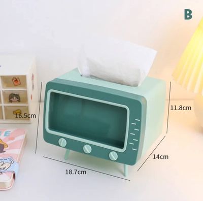 রেট্রো টেলিভিশন টিস্যু বক্স (Retro Television Tissue Box)_img_1