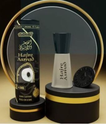 Al Nuaim Hajre Aswad Roll On Attar Long Lasting Fragrance Perfume Oil - 6ml_img_0