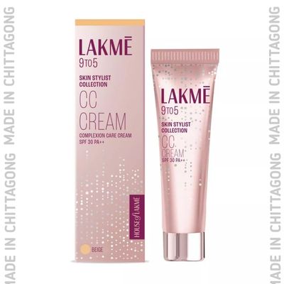 Lakme 9 To 5 CC Cream SPF 30- #01 BEIGE, 30 g_img_0