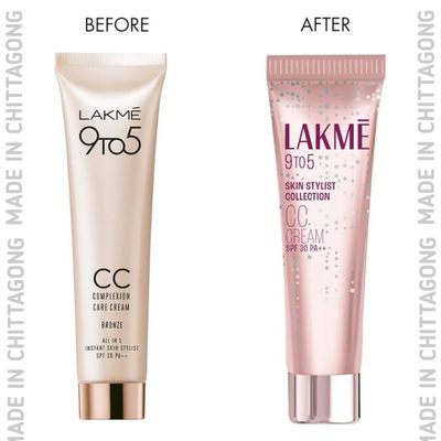 Lakme 9 To 5 CC Cream SPF 30- #01 BEIGE, 30 g_img_2
