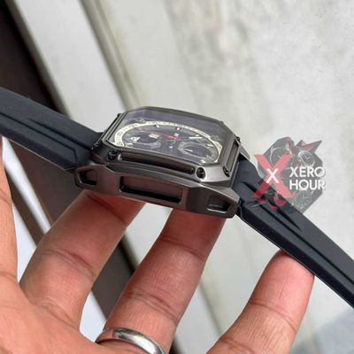 Tubular Sport SILICON | Black Belt Matte SS Black Body | Chronograph_img_1