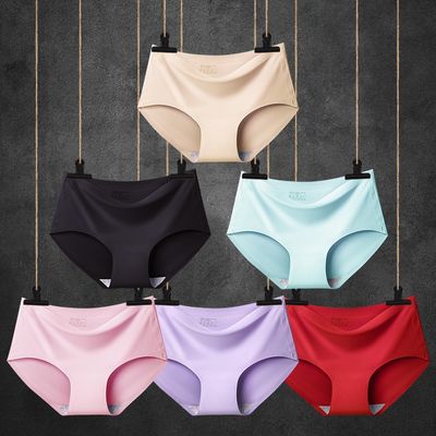 ৩পিস Sexy seamless China soft ice silk panty_img_2
