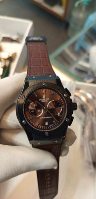 Hublot Classic Fusion Black Case Brown Dial Brown Belt Leather_img_0