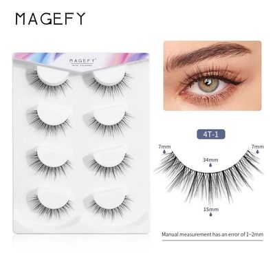 Magefy 4 Pair Eyelash - 4T-1_img_0