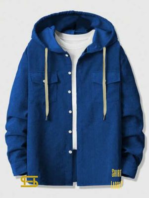Export corduroy Hooded shirt 017_img_0