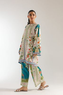 Digital floral Printed CO-ORD 2Pis Jama & Plazzo_img_2