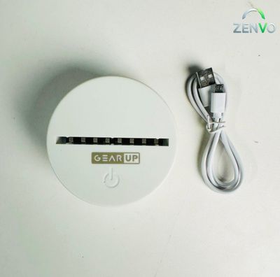 GearUP Acrylic Night Lamp (Only Base)- White_img_0