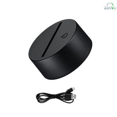 GearUP Acrylic Night Lamp (Only Base)- Black_img_0