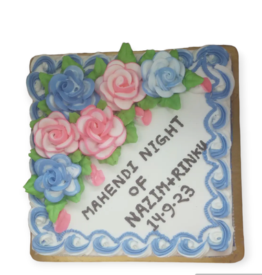 মেহেদি নাইট ফ্লোরাল কেক_img_0