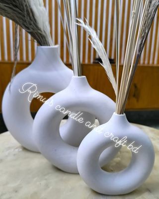 donut flower vase ( concrete) ( without flower )_img_0