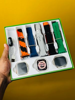 Y70 Ultra Couple Smartwatch With 13 Straps + Digital Tazbi (Orginal One )_img_2