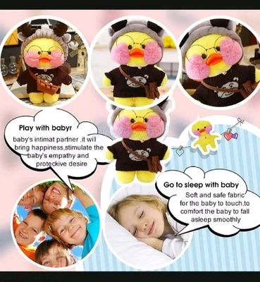HelloKimi 30cm Mimi Ins Little Yellow Duck Dol Plush Shoft Toy_img_7