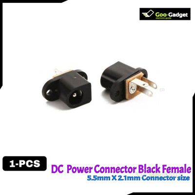 DC Power Jack Female Socket Panel Mount with 2-Pin Hole_img_0