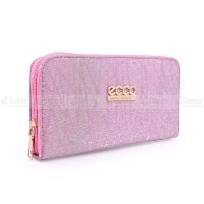 Women's Fashion Short Zipper Purse Lady Leather Strap Cutout Leaf New Luxury Brand Wallet Clutch Small Buckle Holder_img_0
