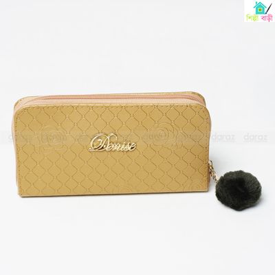 Women's Fashion Short Zipper Purse Lady Leather Strap Cutout Leaf New Luxury Brand Wallet Clutch Small Buckle Holder_img_2