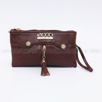 Women's Fashion Short Zipper Purse Lady Leather Strap Cutout Leaf New Luxury Brand Wallet Clutch Small Buckle Holder_img_0