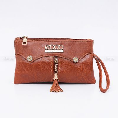 Women's Fashion Short Zipper Purse Lady Leather Strap Cutout Leaf New Luxury Brand Wallet Clutch Small Buckle Holder_img_2