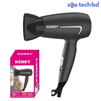 Kemei Km-6834 Cool And Hot Foldable Electric Hair Dryer For Women_img_1