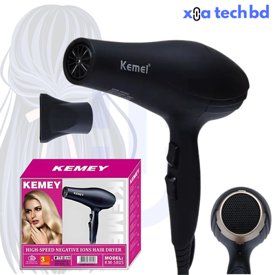Kemei Km-5805 Cool And Hot 3000W high power Electric Hair Dryer For Women_img_1