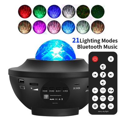USB Bluetooth audio star lamp projection lamp bedroom remote control
