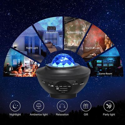 USB Bluetooth audio star lamp projection lamp bedroom remote control_img_1