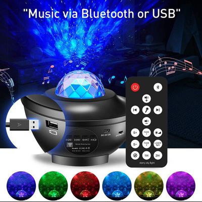 USB Bluetooth audio star lamp projection lamp bedroom remote control_img_3