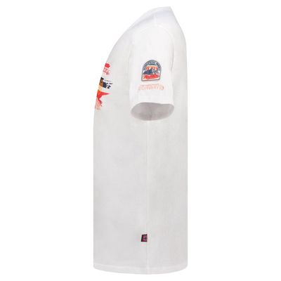 T-Shirt Men Short Sleeve with White Flag_img_3