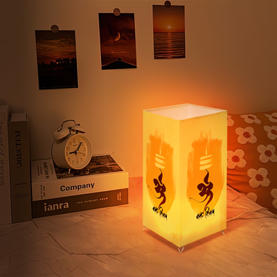 Om yellow Table lamp_img_0