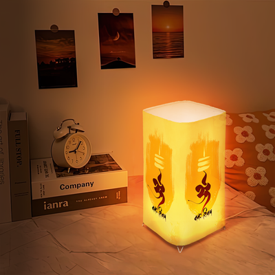 Om yellow Table lamp_img_2