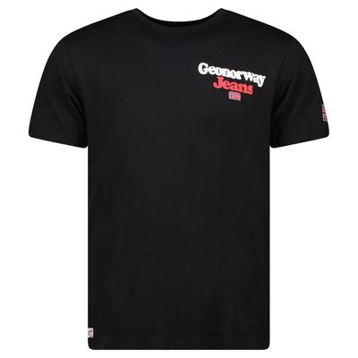 Men's T-shirt Short Sleeve, Round Neck Black_img_0