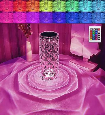 Diamond Crystal table lamp  remote control & Touch_img_1