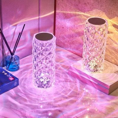 Diamond Crystal table lamp  remote control & Touch_img_2