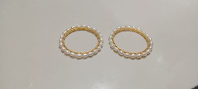 White Rice Pearl Bangle_img_1