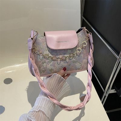 Temperament woven shoulder bag_img_14