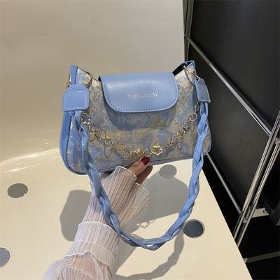 Temperament woven shoulder bag_img_17