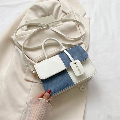 Splicing textured handbag_img_10