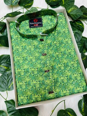 Digital Print Cotton Panjabi_img_1