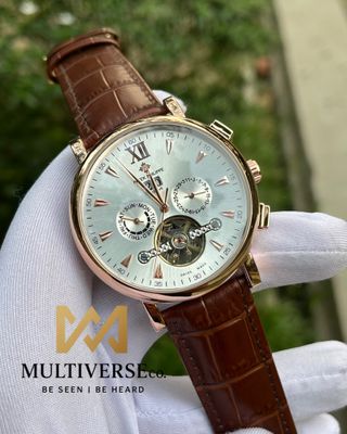 Patek Brown Belt White Dial (Semi AAA)_img_0