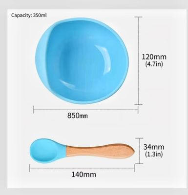 Food Grade Silicone Bowl & Spoon set_img_6