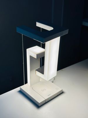 Anti-Gravity LED Desk Lamp with Wireless Charger