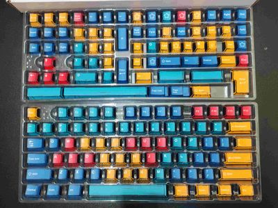 Colorful Comic Style PBT Cherry Keycaps_img_1