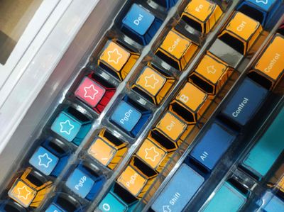 Colorful Comic Style PBT Cherry Keycaps_img_3