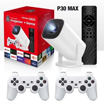 P30 Max Android 4K Projector + Video Game Console Combo_img_1