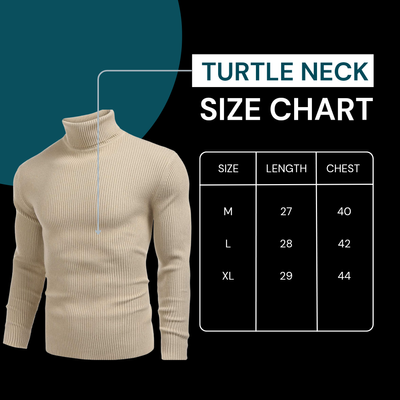 Men's Casual Knit Turtleneck Sweater_img_8
